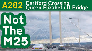Live dartford crossing traffic news & information. A282 Queen Elizabeth Ii Bridge Dartford Crossing Not The M25 Youtube