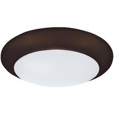 Canarm 6 In Oil Rubbed Bronze Led Disc Flush Mount Light Fixture Walmart Com Walmart Com