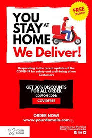 Customize This Design With Your Video Photos And Text Easy To Use Online Tools With Thousands Of Stock Ph In 2020 Free Food Delivery Food Poster Design Food Delivery