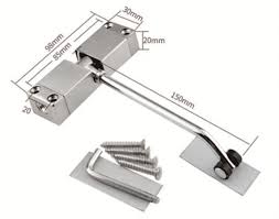How to install door closer on steel door. Doors Or Windows Hardware Accessories Light Duty Door Closer 20 35kg China Door Closer Door Control Made In China Com