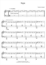 Assign and share multiple song lyric sheets to one song with other members on their mobile. Ludovico Einaudi Night Inc Free Backing Track Sheet Music Pdf Notes Chords Classical Score Piano Solo Download Printable Sku 121797