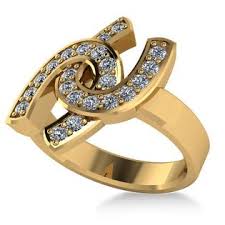 Get it as soon as thu, jun 10. Allurez Diamond Double Horseshoe Men S Ring 14k Yellow Gold 0 66ct