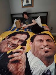 Meet our biggest fan, Dallas! Dallas is a 15-year-old with autism. He sings  our jingle daily and was overjoyed to receive a Lerner & Rowe comforter  from his family for Christmas. Hearing