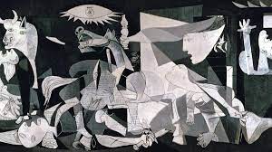 Explicación de las influencias históricas y artísticas que llevan a picasso a pintar el guernica en el año 1937, a medio camino. Abbild Der Erschutterten Seele Kunst