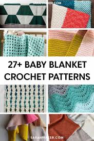 Classic crochet patterns to download easy crochet weekend afghan and bright ripple pattern. 27 Free Crochet Baby Blanket Patterns Sarah Maker