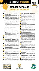 New level 3 lockdown adjustments: Ipasa Sa Lockdown Regulations Categorisation Of Essential Services
