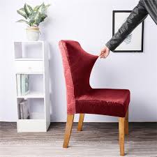 Since it uses knit spandex fabric the covers can get. Home Life Chair Set Of Hotel Chair Cover Dining Room Spandex Dining Room Chair Covers Protector Buy At A Low Prices On Joom E Commerce Platform