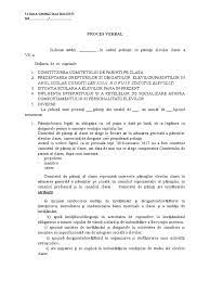 Proces verbal sedinta cu parintii. Proces Verbal Sedinta Parinti 04 04 2017