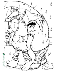 Here are pretty bird pictures to print & color, of several different breeds. Sesame Street Coloring Page Big Bird