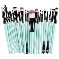 Pelbagai jenis berus yang digunakan dalam menata rias wajah seseorang. Amazon Com Cinidy 20 Pcs Makeup Brush Set Tools Make Up Toiletry Kit Wool Make Up Brush Set Black Beauty