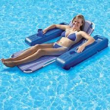 Poolmasters swimming pool floating chaise lounges feature a highquality construction and noncorrosive side arms that support up to 275 pounds, along with allweather fabric in a festive design extra. Amazon Com Poolmaster Swimming Pool Floating Chaise Lounge Caribbean Toys Games