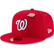 Washington Nationals New Era Pin 59fifty Fitted Hat Red In 2021 Fitted Hats New Era New Era Cap