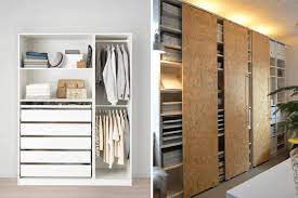 Ikea wardrobe trysil sliding doors+4 drawers. Hackers Help How To Make Sliding Closet Doors For Pax Wonderwomen Commercial Cleaning Christchurch