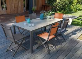 Table De Jardin Bavella 180cm Plateau Ceramique Proloisirs Mobilier Jardin Proloisirs Table De Jardin