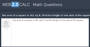 You can calculate the square root of any number , just change 123 up above in the textbox. 361 Square Root Calculator