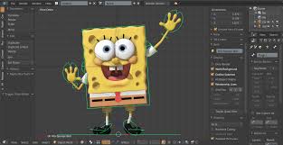 Sponge Bob 3d Model Rigged Spongebob Bob Pokemon