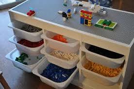 Smart Idea Instead Of Train Lego Table Ikea Units Saw Another Pin With Vinyl Letters With The Colors On The Lego Table Diy Ikea Trofast Storage Lego Table