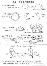 La Creazione Disegni Per Bambini Biblical School Homeschool