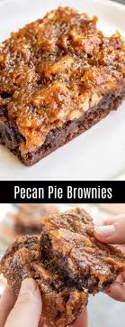 Pecan Pie Brownies Are An Amazing Thanksgiving Dessert Recipe That Combines Two Classics Rich Fudg In 2020 Thanksgiving Food Desserts Pecan Pie Brownies Fun Desserts