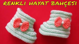 Kolay Bogumlu Bebek Patigi Modeli 0 6 Ay Anlatimli Yapilisi Orgu Orgu Bebek Bebek Bot