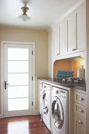 The first is the cabinet or shelves, the second is the washing machine and drying machine, the third is the sink and clothes basket. 27 Ideas For A Fully Loaded Laundry Room This Old House