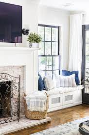 Farmhouse living room photo in denver beautiful combination of color. How To Make A Small Room Look Bigger Bless Er House