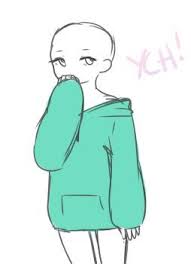 Closed Baggy Hoodie Ych Paypal Points By Meidostuff Drawing Base Drawing Poses Art Reference Poses