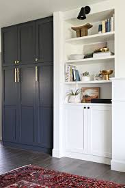 Super Smooth Ikea Pax Hacks That Look Seamless Built In Ikea Kitchen Cabinets Ikea Storage Ikea Kitchen