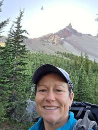 Biking in Hood River along the Columbia river gorge