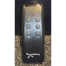 Compatible with a number of casablanca fan models. Genuine Refurbished Casablanca V2 Black Ceiling Fan Remote Control