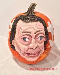 This pumpkin carver made a Steve Buscemi pumpkin for Halloween