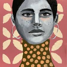 SEVENTH PIECE IN THE SERIES! For this holiday collection, I was inspired by  my love of painting eyes. It's that final moment when I add that little  glint that they come alive.