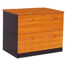 The spacious drawers can hold a great deal of weight and many of these file cabinets are made with a safety feature which prevents more than one drawer from being pulled out at a time. Om Lateral Filing Cabinet 2 Drawers