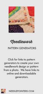 cross stitch needlework pattern generator needlepointers com