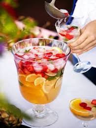 Vit Sangria Sommarmat Mat Och Dryck Matporr