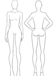 Fashion Illustration Template Design Portfolio In 2020 Fashion Illustration Template Fashion Model Sketch Fashion Illustration Sketches Dresses