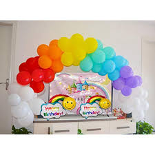 Boho Rainbow Balloons Garland Arch Kit Colorful Unicorn Themed Birthday Party Decorations Rainbow Baby Shower Backdrop 100pcs Walmart Com