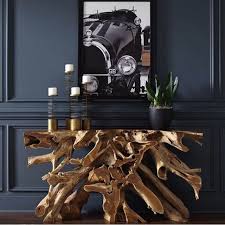 Natural Industrial Our Sustainably Harvested Tremont Teak Root Console Table And A Print From Our Bugatti Racer Natural Home Decor Decor House Decor Modern Exchange ideas and find inspiration on interior decor and design tips, home organization ideas, decorating on a budget.