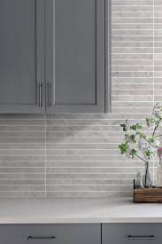 Enjoy having gray kitchen backsplash ideas in pictures. Modern Light Gray Subway Backsplash Tile Contemporary Design Light Grey Backsplash Grey Backsplash Modern Grey Kitchen