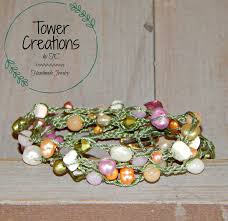Pin On Loom Woven And Brick Stitched Necklaces Designed By Tc
