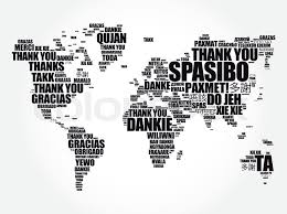 What is the word dark in different languages? Thank You In Many Languages World Map Stock Vector Colourbox