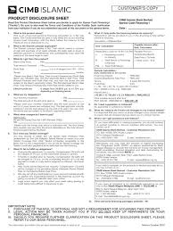 When you apply for cimb islamic mastercard platinum. Xpress Cash Financing I Pds October 2019 Islamic Banking And Finance Corporations