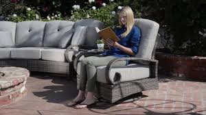 Barcalounger huntington leather power recliner. Barcalounger Outdoor Living Captiva Isle Swivel Lounge Chair Youtube
