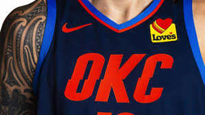 Flaunt your new york knicks pride in style by sporting this stunning nike rj barrett 2019/20 swingman city edition jersey. Okc S Jersey Patch Deal Completes Sponsorship For All 30 Teams