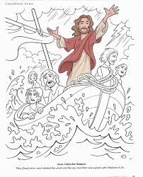 Happy Clean Living Primary 2 Lesson 17 Jesus Calms The Storm Sunday School Coloring Pages Coloring Pages