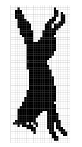 Wolf Knitting Chart Witchwolfweb Creations Running Wolf