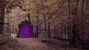 The great collection of realistic minecraft wallpapers for desktop, laptop and mobiles. Creeper Landscape Minecraft Nature Nether Portal Realistic Video Games Fondo De Pantalla Hd Wallpaperbetter