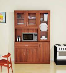 Free up counter space with a microwave drawer. Kitchen Cabinets Buy Kitchen Shelves Designs Furniture Online For Your Home At Flipkart