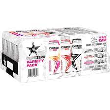 Rockstar Pure Zero Energy Drink Variety Pack 16 Fl Oz 24 Ct Costco