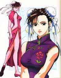 character art of chun li from street fighter ii the movie 1994 samurai transformers manga